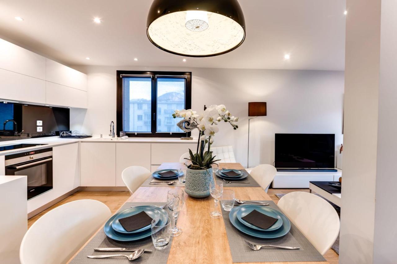 Les Sorbiers - Apartment 2 Bedrooms Top Floor - Parking & Terrace Annecy Kültér fotó